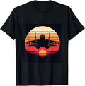 F-14 Tomcat Fighter Jet Silhouette Sunset Military