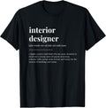 interior designer Definition Dictionary Design T-Shirt