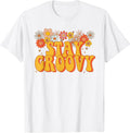 Stay Groovy Retro Flowers Hippie T-Shirt