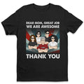 We Are Awesome - Family Personalized Custom Unisex T-shirt