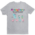 Like A Normal Mother But More Awesome - Family Personalized Custom Unisex T-shirt