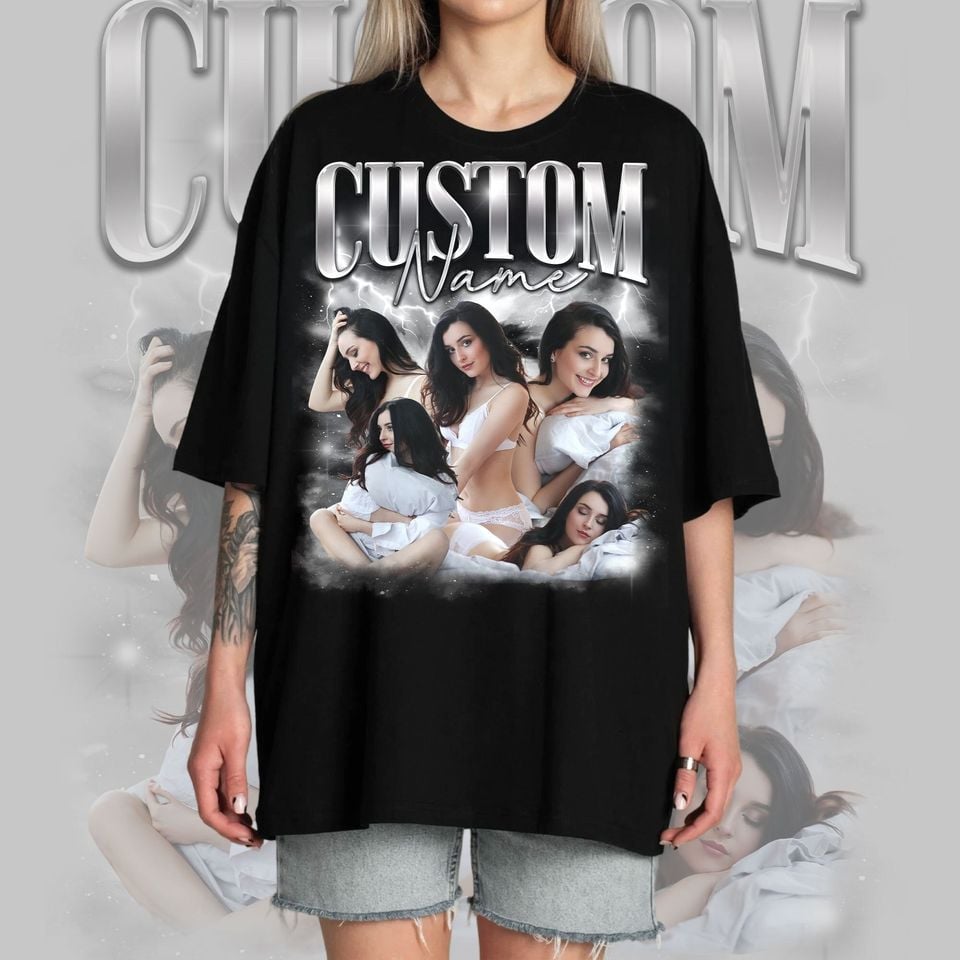 Custom Bootleg Rap for Shirt, Personalized Photo Bootleg shirt
