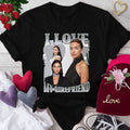 Custom I Love My Girlfriend Photo Shirt, Valentines Day Custom Shirt, Valentine Gift For Girlfriend, Boyfriends Shirt, Husband Wife Tee