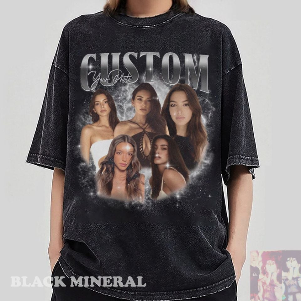90s Vintage Bootleg Shirt Custom Face Shirt