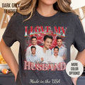 Custom I Love My Husband Shirt, Customized Photo Bootleg Rap Tee