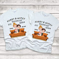 Hubby & Wifey - Personalized Husband And Wife T-shirt
