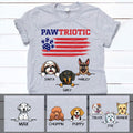 Pawtriotic, Personalized T-Shirt, Gifts for Dog Lovers
