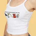 Anything For My Favorite Girl Spaghetti Strap Tank Top,  Martini Baby Tee