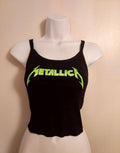 Metallic Women's Spaghetti Strap Tank Tops