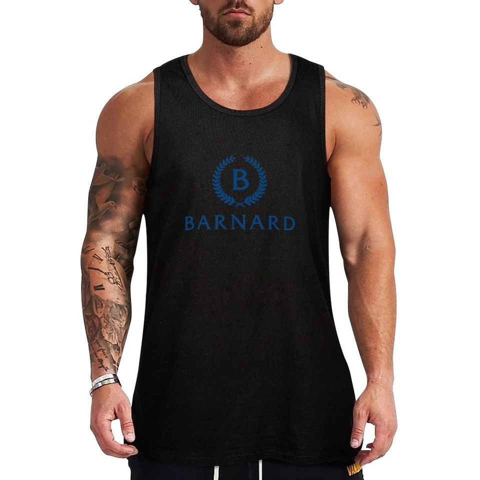 Barnard College Men's Tank Top - Summer Gym Shirt for Training
