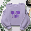 Embroidered BTS's World Tour We Are Back Sweatshirt, Concert Crewneck, Kpop Fan Gift