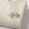 Embroidered DnD Sweatshirt, Funny Houses & Humans Dragons Parody Sweater, Dungeon Master Gamer Gift