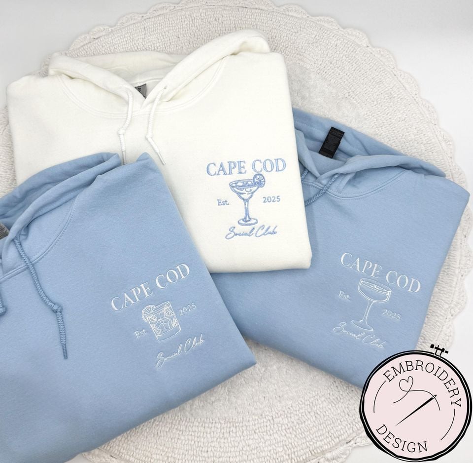 Custom Embroidered Bachelorette Party Sweatshirt: Bridal Shower Gift