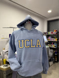 Embroidered Custom College Sweatshirt, Personalized Polka Dot Letter University Merch, Varsity Letter Crewneck, Custom School Gift