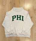 Custom Mock Neck Embroidered Sweatshirt | Any letters | Boxy look