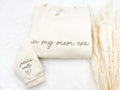 Embroidered 'In My Mom Era' Sweatshirt: Personalized Kids Names, Soft Mama Gift