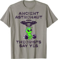 Funny Astronaut Alien Evasion Sighting Theory Tee