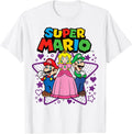 Peach Luigi Trio Stars and Hearts T-Shirt