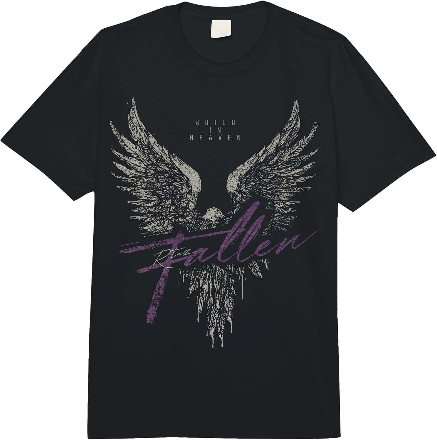 Hip Hop Y2K Vintage Hipster Edgy Urban Streetwear Angel Comfort Colors Adult Heavyweight T-Shirt