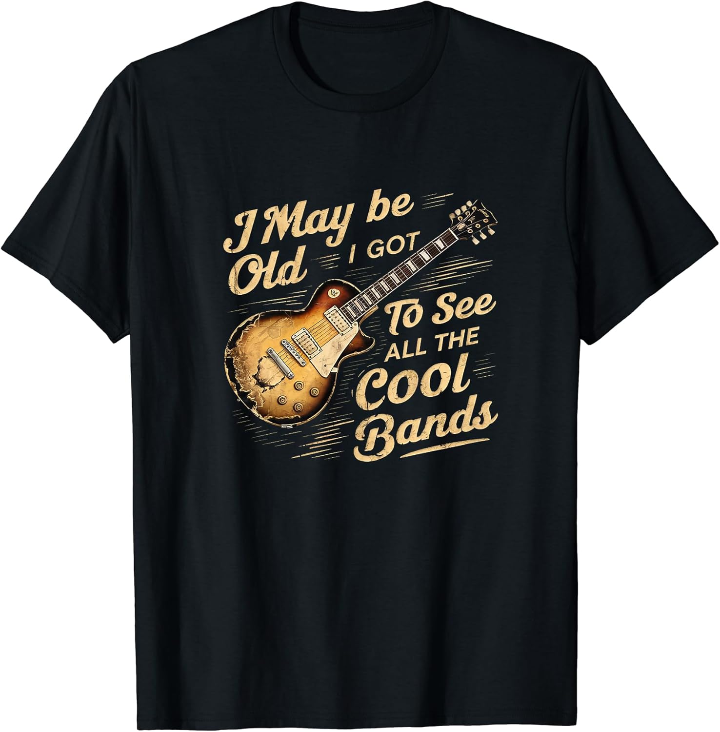 Cool Bands Quote Men Vintage Retro Music Lover Design T-Shirt