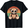 Cool Teddy Bear Men Women Kids Cute Funny Graphic