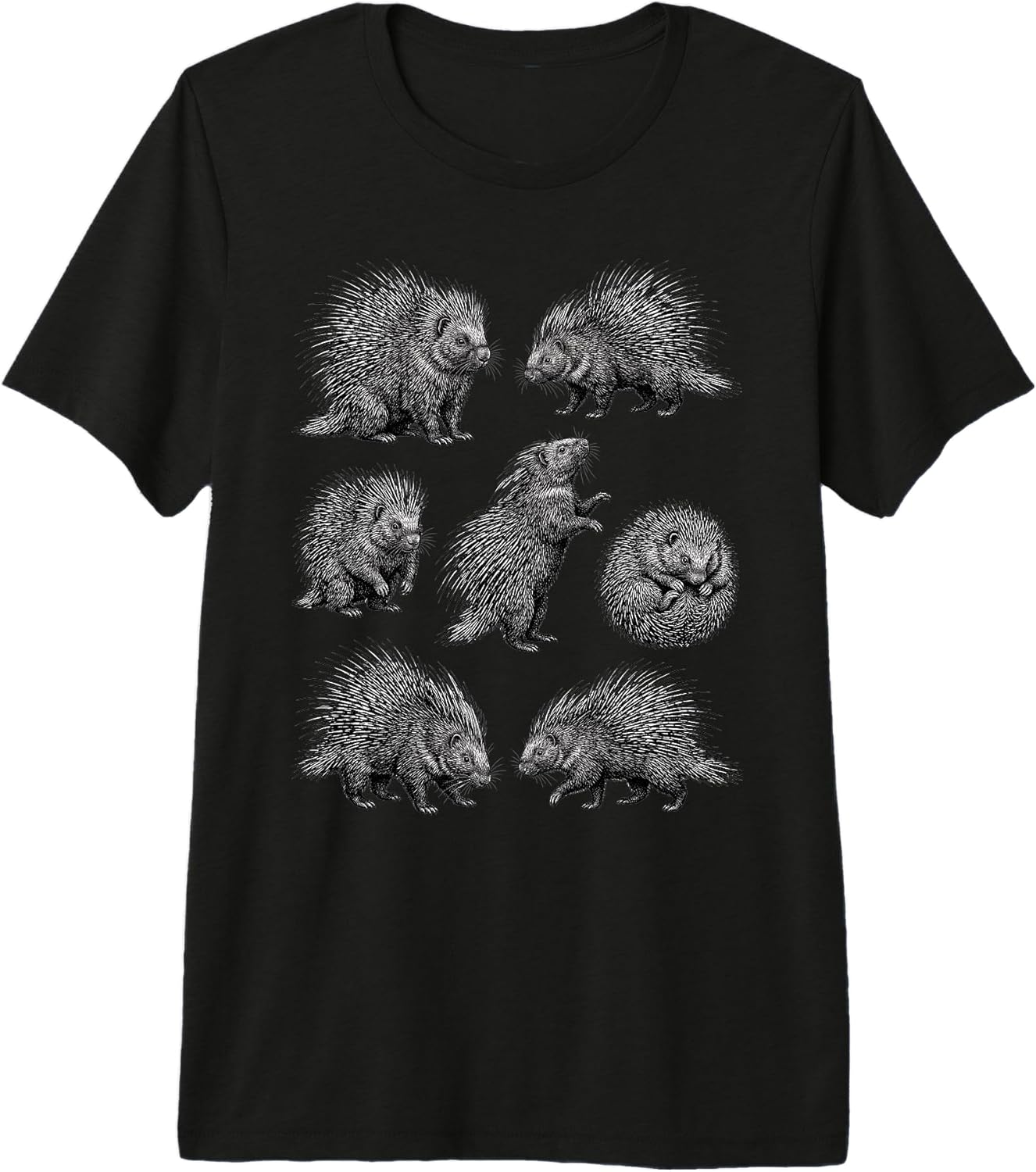 Vintage Porcupine Wildlife Design
