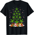 Marijuana Leaf Christmas Tree Pajamas
