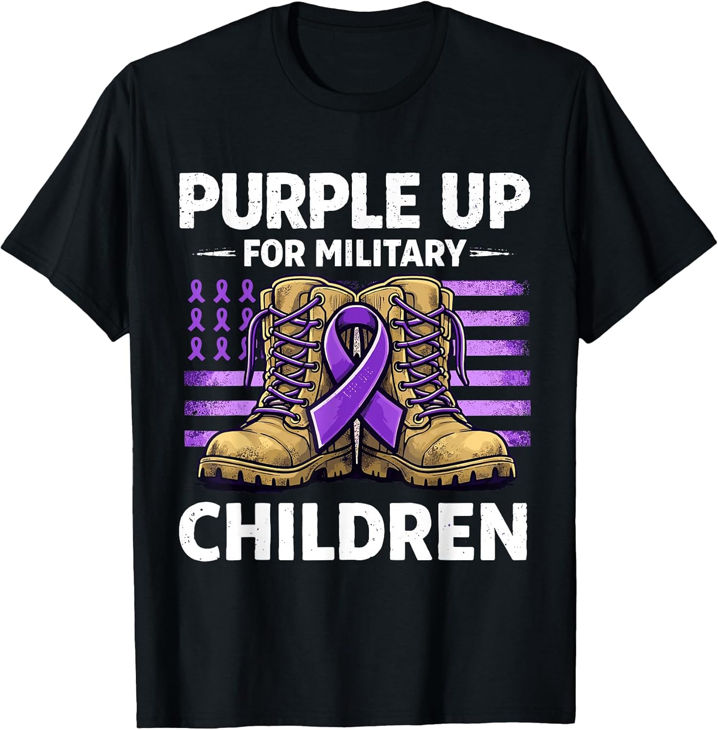 Purple Up for Military Kids Month of The Military Child T-Shirt