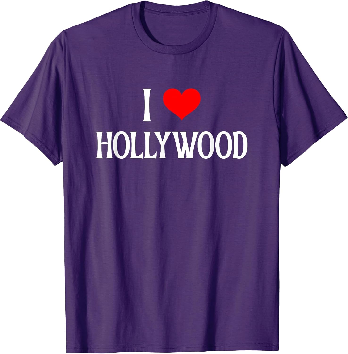 Family Vacation I Love Hollywood CA Travel Apparel