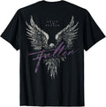 Hip Hop Vintage Edgy Urban Y2K Back Print Streetwear Angel T-Shirt