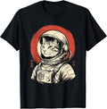 Space Cat Japanese Art Astronaut Kawaii Anime Space Cat T-Shirt