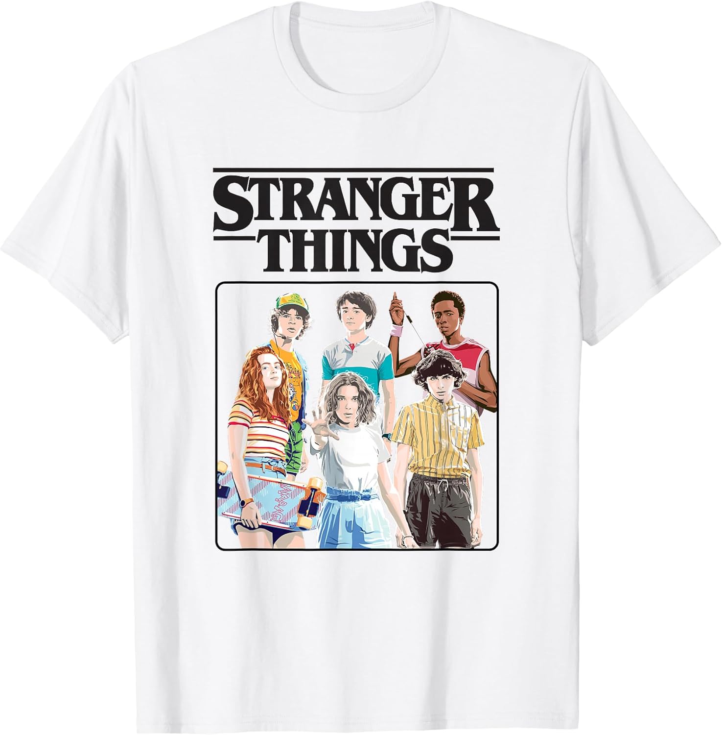 Vintage Eighties Retro Group Shot Title Logo T-Shirt