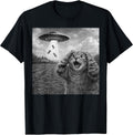 Surprise Cat Selfie UFO Apparel Gifts Graphic Tees
