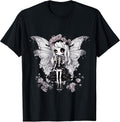 Skeleton Fairy Anime Goth Kawaii T-Shirt
