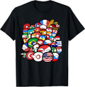Countryball or Polandball Group Photo of Nations T-Shirt