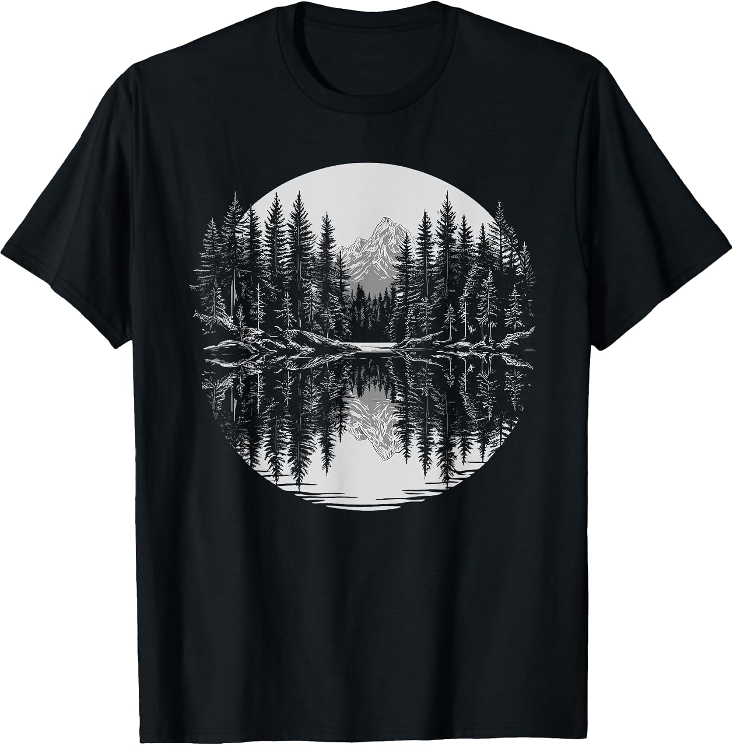 Pine Trees Nature Landscape For Women Men