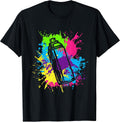 Colourful Graffiti Graphic Spray Can Street Art Artist T-Shirt