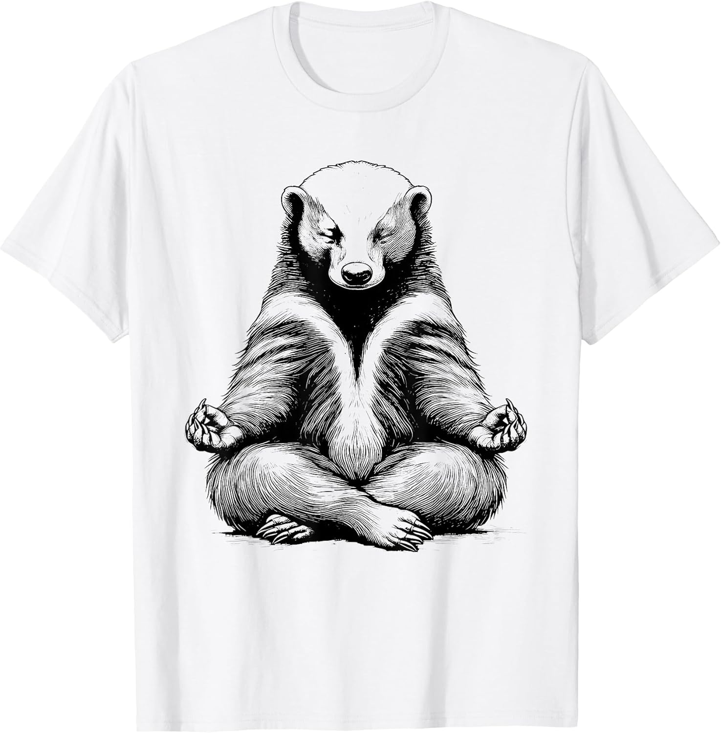 Honey Badger Doing Yoga