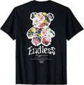 Hip Hop Vintage Edgy Urban Y2K Back Print Streetwear Teddy T-Shirt