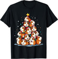 Piggy Christmas Tree Lights Santa Hats