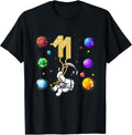 Outer 11 Years Old 11th Birthday Astronaut Space