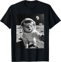 Cat Astronaut Selfie On The Moon Funny Cats Lover T-Shirt
