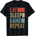 Cool Eat Sleep Game Repeat Vintage Gift Idea