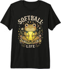 Softball Frog Nature Player Cute