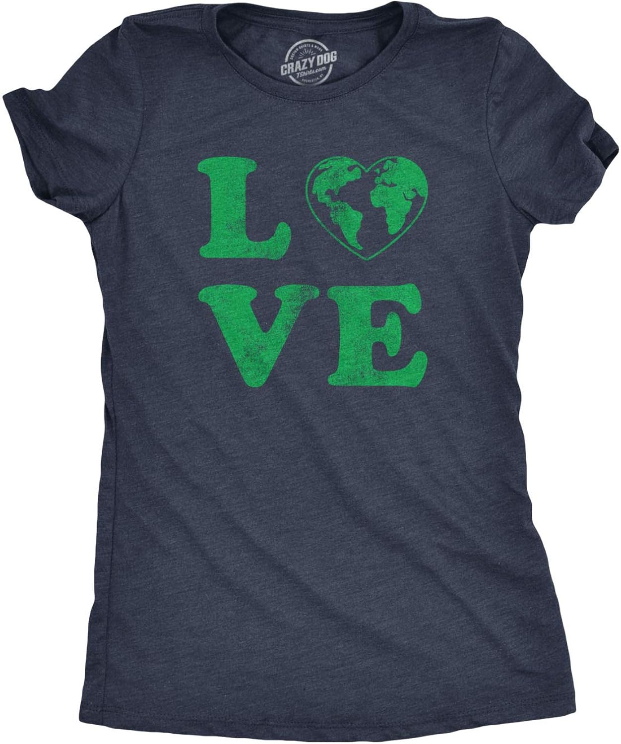 Womens Earth Day T Shirt Funny Awesome Environmental Nature Recycling Tee for Ladies