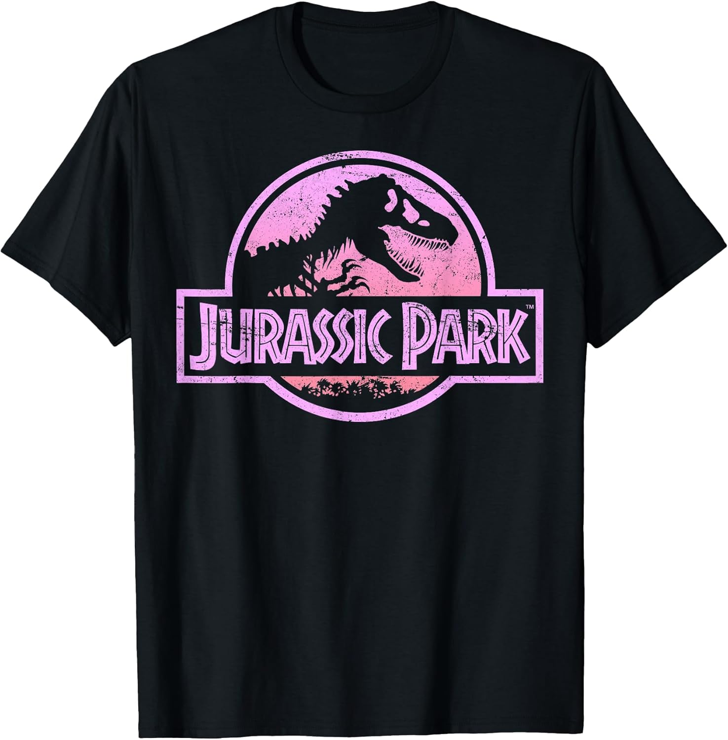 Retro Neon Pink Logo Graphic T-Shirt T-Shirt