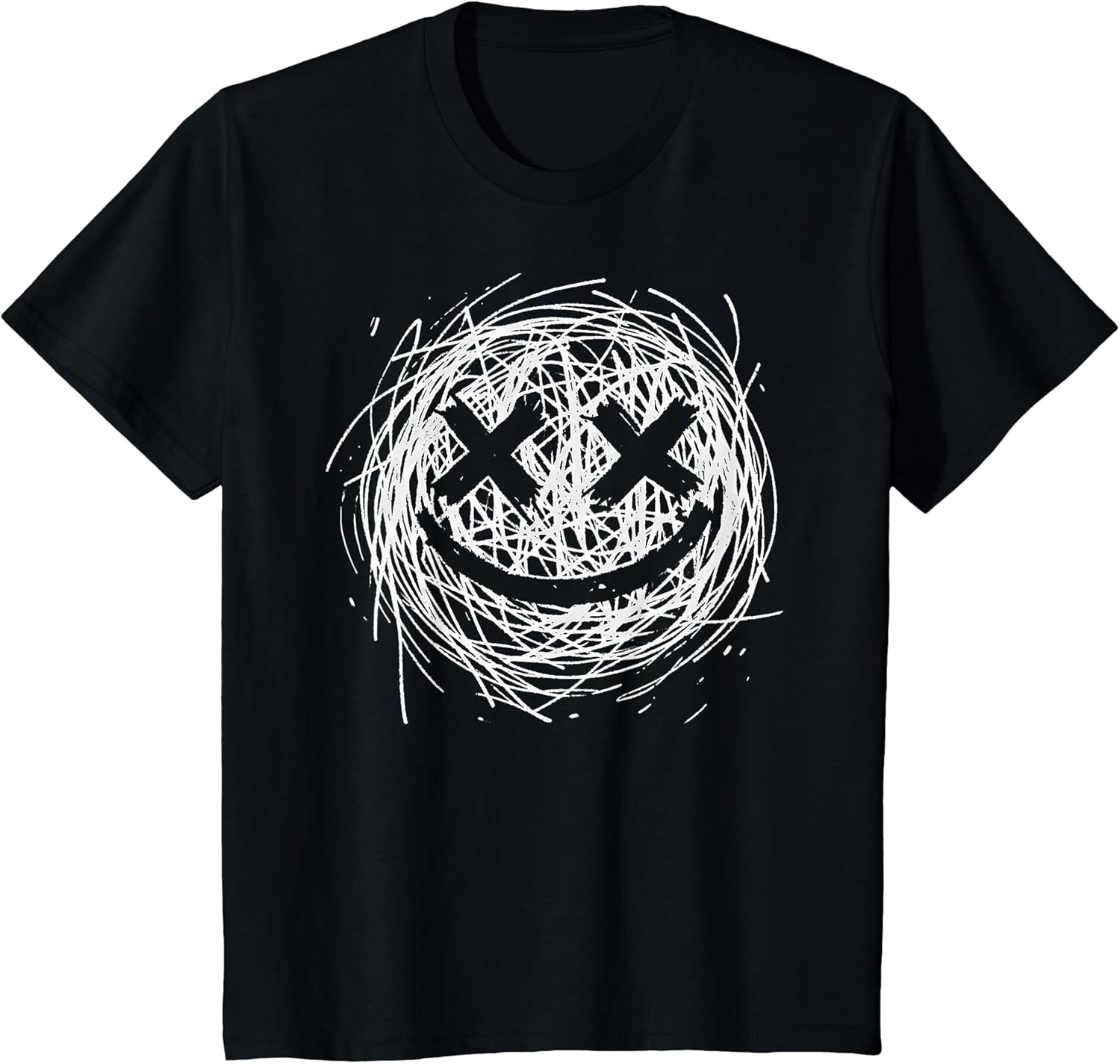 Kids Alternative Grunge Face. Boys or Girls Emo Goth Punk T-Shirt