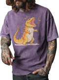 Summer Graphic T-Shirts for Men Cotton Casual Tees Comfy Streetwear Crewneck Short Sleeve Tops
