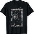 Dandelion Flower Grunge Alt Alternative Goth Gothic Y2K Art T-Shirt