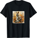 Wallaby With Flowers Around Boho Style Merch
